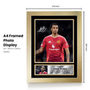 Leny Yoro Signed Autograph Poster Print – Manchester United F.C. – Rising Star Defender Tribute – Gift for Fans & Collectors