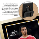 Leny Yoro Signed Autograph Poster Print – Manchester United F.C. – Rising Star Defender Tribute – Gift for Fans & Collectors