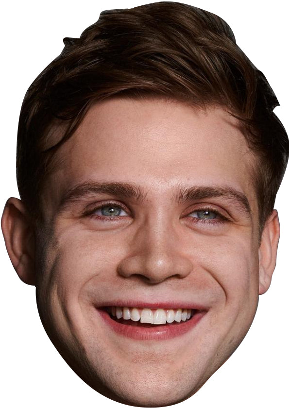 Leo Woodall Celebrity Face Mask Fancy Dress Cardboard Costume Mask