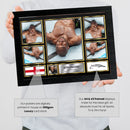 Leon Edwards2 UFC FIighters Framed Autographed Print - Limited Edition Autograph Fan Gift – Collectible Memorabilia Merchandise