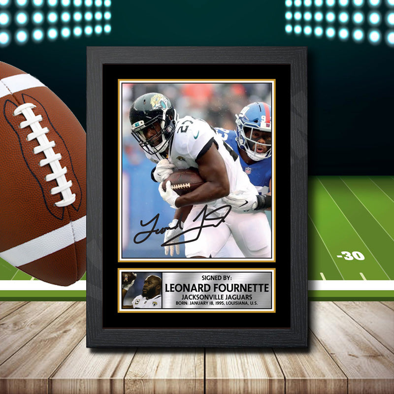 Leonard Fournette – Printed Signature NFL Star Print – Leonard Fournette