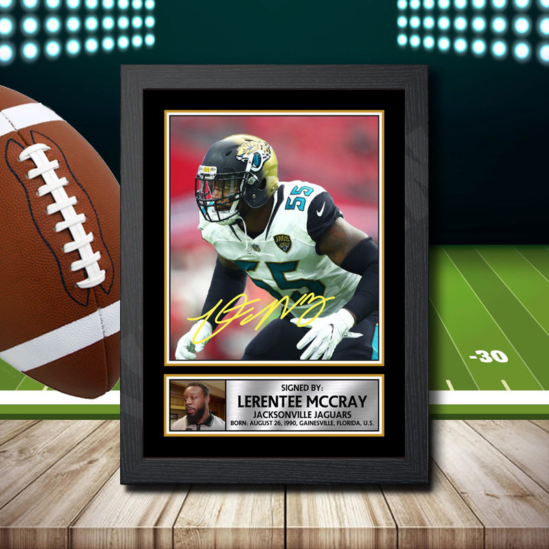 Lerentee Mccray 2 – Printed Signature NFL Star Print – Lerentee Mccray 2