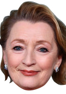 Lesley Manville Celebrity Face Mask Fancy Dress Cardboard Costume Mask