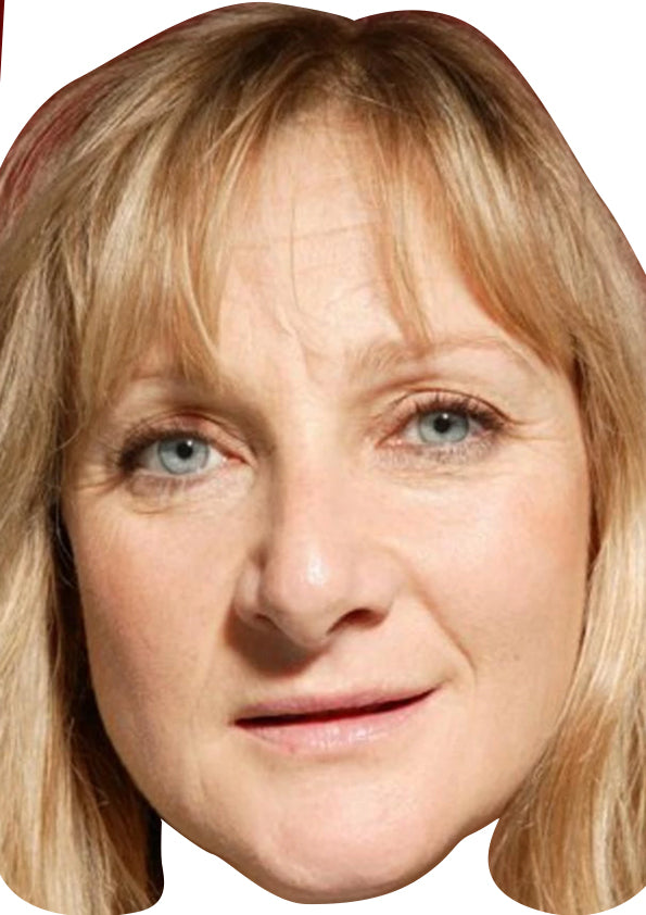 Lesley Sharp Face Mask – Fancy Dress Cardboard Costume Mask – Lesley Sharp Face Mask