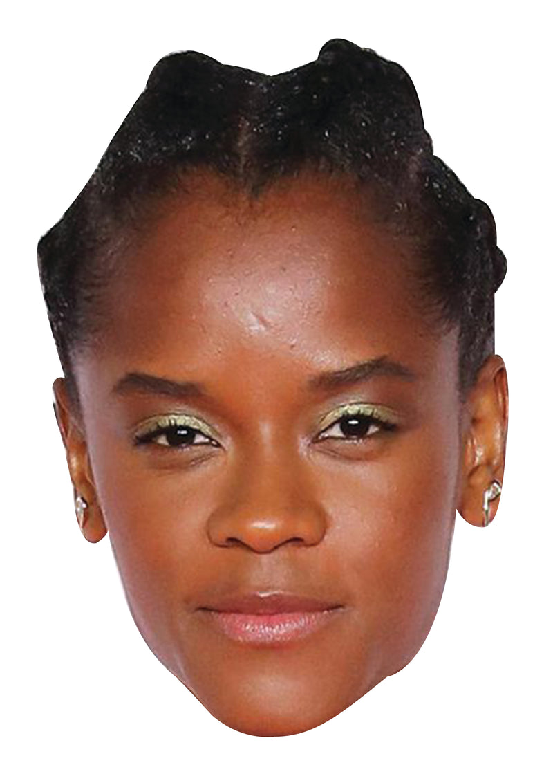 Letitia Wright Celebrity Face Mask Fancy Dress Cardboard Costume Mask