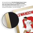 Robert Lewandowski Signed Poster Print – Poland National Team Striker Tribute Wall Art with Signature & Jersey Number 9 – Legendary Forward Memorabilia for Football Fans & Collectors