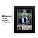 Lewis Hall Signed Autograph Poster Print – Newcastle United FC Memorabilia – Gift for Fans & Collectors