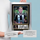 Lewis Hall Signed Autograph Poster Print – Newcastle United FC Memorabilia – Gift for Fans & Collectors