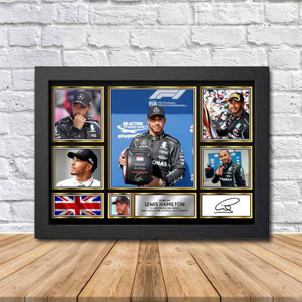 SABBIR F1 TEMPLATE Printed Signature Gift Poster Print Artwork