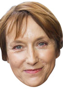 Lia Williams Celebrity Face Mask Fancy Dress Cardboard Costume Mask