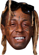 Lil Wayne Celebrity Face Mask Fancy Dress Cardboard Costume Mask
