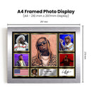 Rappers Lil Wayne Framed Autographed Print - Limited Edition Autograph Fan Gift – Collectible Memorabilia Merchandise