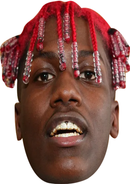 Lil Yachty Celebrity Face Mask Fancy Dress Cardboard Costume Mask