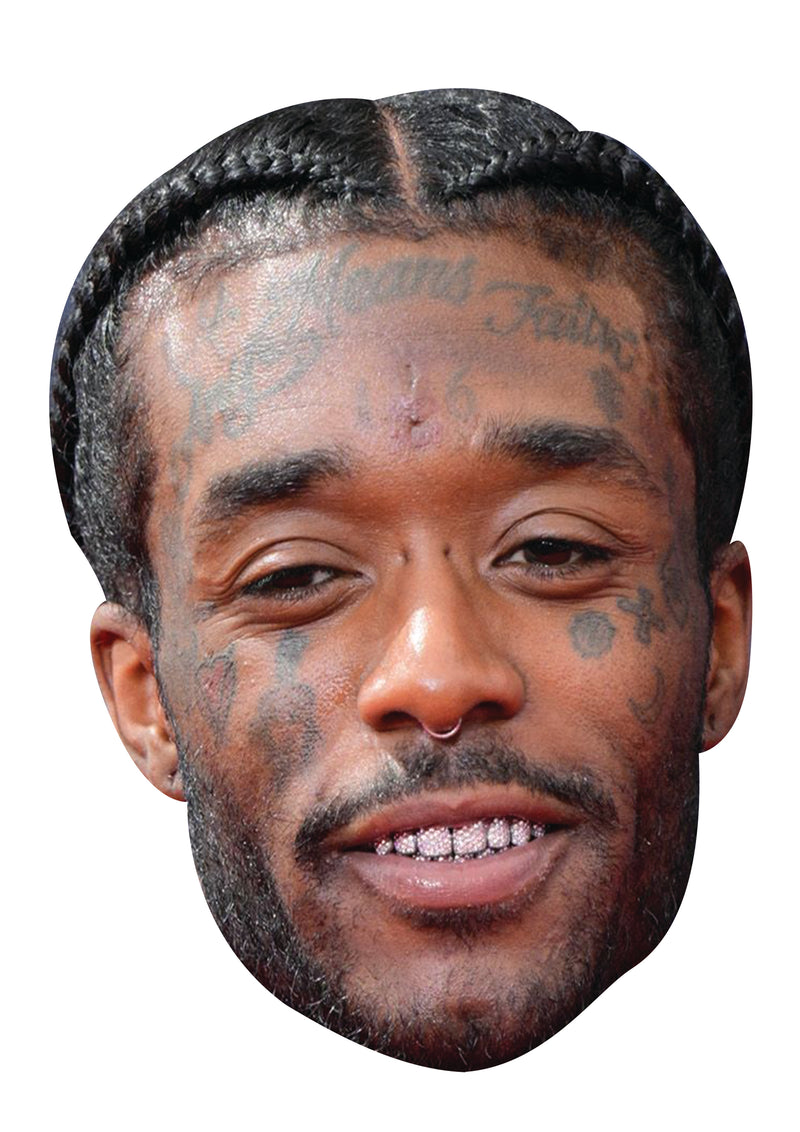 Lil' Uzi Vert Celebrity Face Mask Fancy Dress Cardboard Costume Mask