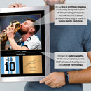 Lionel Messi Signed Poster Print – Argentina World Cup Victory Wall Art with Signature & Jersey Number – PSG Forward Memorabilia for Fans & Collectors