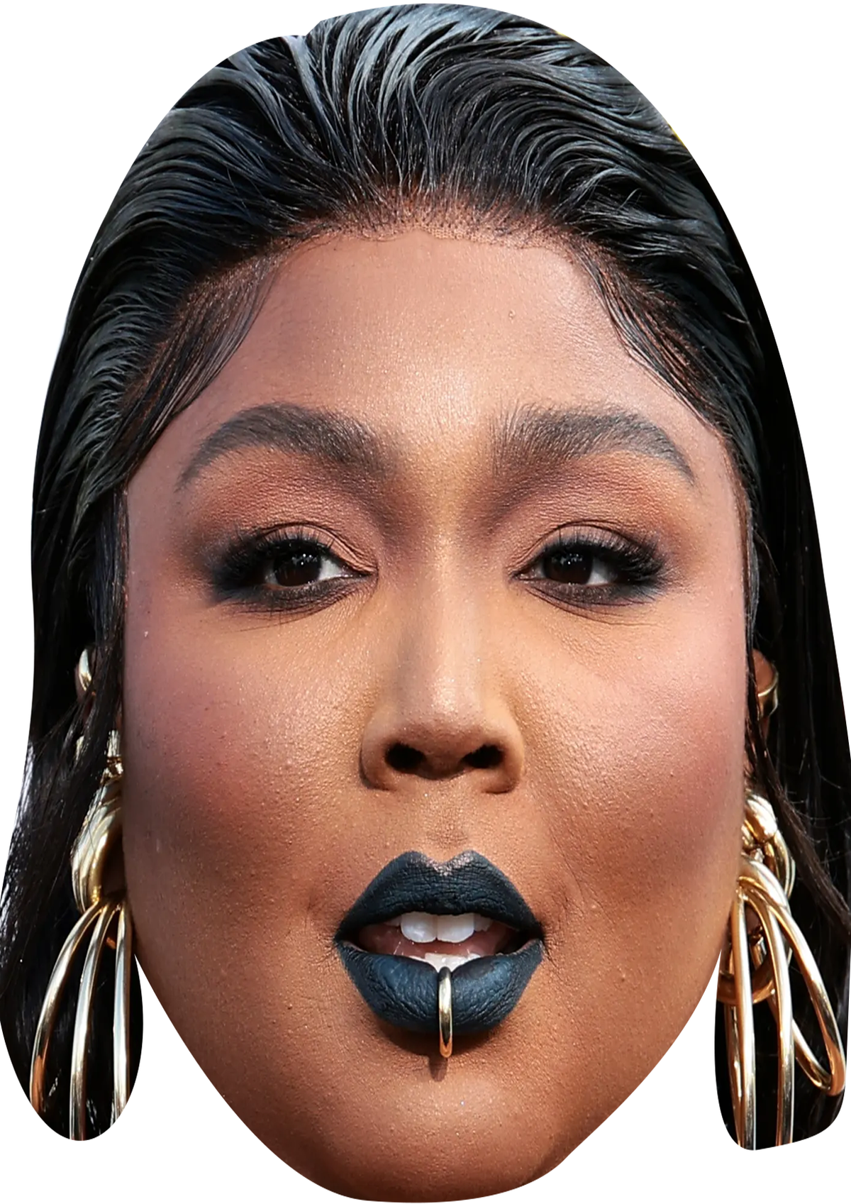 Lizzo 2025 Celebrity Face Mask Fancy Dress Cardboard Costume Mask – Lizzo 2025 Face Mask