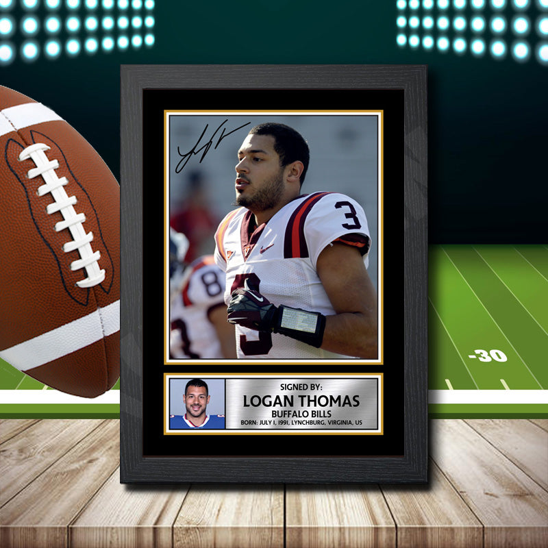 Logan Thomas 2 – Printed Signature NFL Star Print – Logan Thomas 2