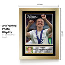 Lotte Wubben?Moy Poster Print – Arsenal & England Lionesses Defender  – Framed or Unframed – Gift for Women’s Football Fans