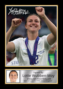 Lotte Wubben?Moy Poster Print – Arsenal & England Lionesses Defender  – Framed or Unframed – Gift for Women’s Football Fans
