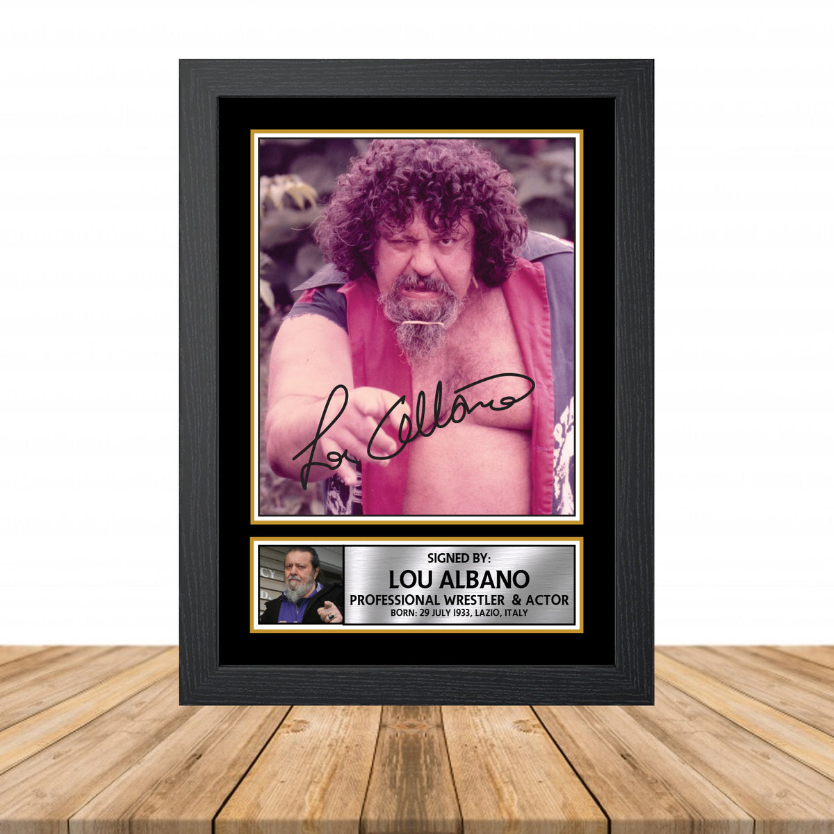 Lou Albano M875 Television Printed Signature Poster Print Gift