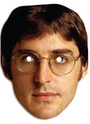 Louis Theroux LF1 Celebrity Face Mask Fancy Dress Cardboard Costume Mask
