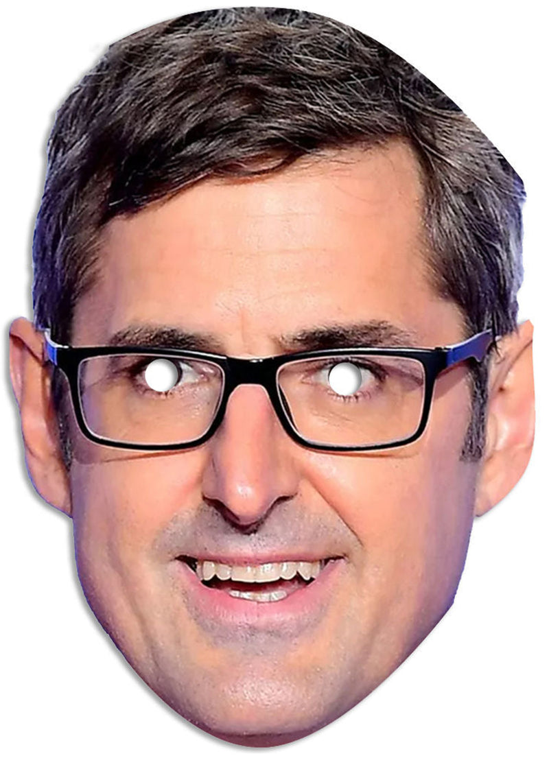 Louis Theroux LF2 Celebrity Face Mask Fancy Dress Cardboard Costume Mask