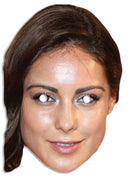 Louise Thomson Celebrity Face Mask Fancy Dress Cardboard Costume Mask