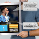 Lucas Perri Printed Signed Poster – Leeds United FC & Brazil Goalkeeper Tribute Wall Art with Jersey & Bio Plaque – Premier League Football Memorabilia for Fans & Collectors