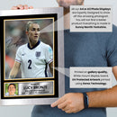 Lucy Bronze Poster Print – England & Chelsea Football Legend  – Framed or Unframed – Gift for Women’s Football Fans