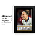 Lucy Bronze Signed Autograph Poster Print – England Women’s National Football Legend – Iconic Soccer Memorabilia Gift