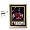 Luis Guilherme Signed Autograph Poster Print – West Ham United F.C. – Brazil Wonderkid Collectible – Gift for Fans & Collectors