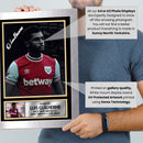 Luis Guilherme Signed Autograph Poster Print – West Ham United F.C. – Brazil Wonderkid Collectible – Gift for Fans & Collectors