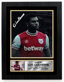 Luis Guilherme Signed Autograph Poster Print – West Ham United F.C. – Brazil Wonderkid Collectible – Gift for Fans & Collectors