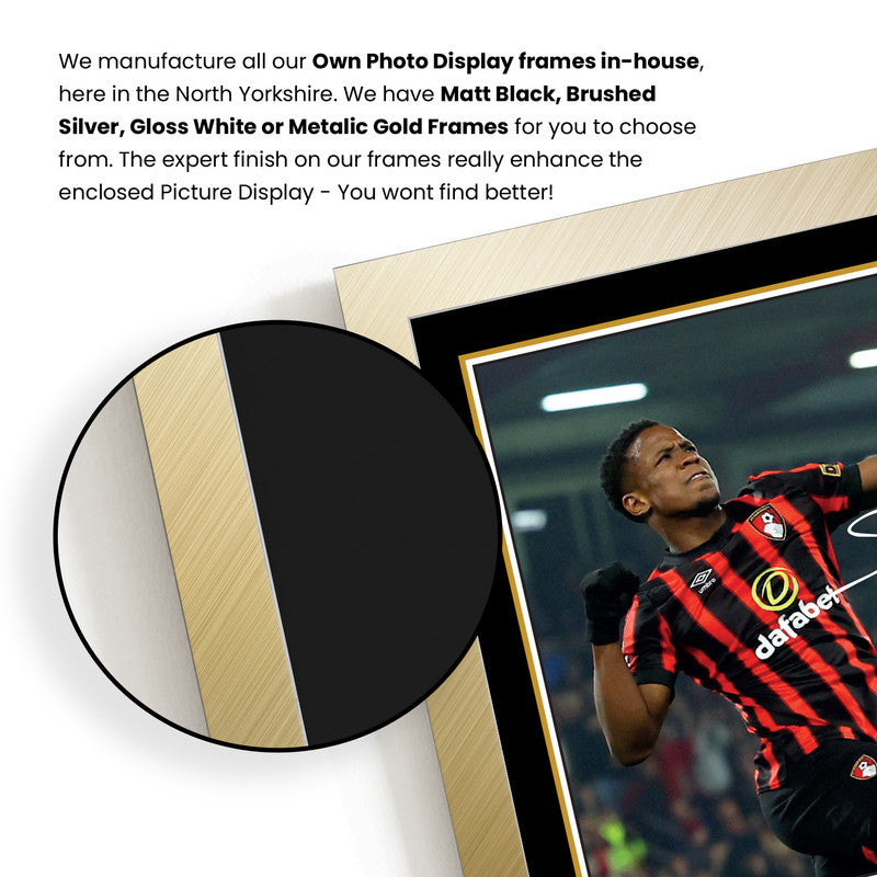 Luis Sinisterra Signed Autograph Poster Print – AFC Bournemouth – Colombia International Football Collectible – Gift for Fans & Collectors