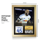 Lukas Nmecha Signed Football Memorabilia – Framed Autograph Display with Leeds United Tribute – Collector’s Gift for Fans