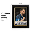 Luke Humphries Darts Poster Print – Cool Hand Luke Professional Darts Player Signature Style Wall Art – PDC World Champion Memorabilia Gift for Darts Fans