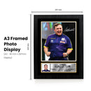 Luke Littler Darts Poster Print – The Nuke Professional Darts Player Signature Style Wall Art – PDC World Champion Memorabilia Gift for Darts Fans and Collectors