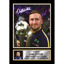 Luke Littler Signed Autograph Poster Print – PDC World Champion Darts – Sports Memorabilia Gift for Fans