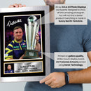Luke Littler Printed Signed Poster Print – World Darts Champion 2026 Trophy Celebration Wall Art – Autograph Style Darts Memorabilia Collectible