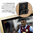 Lyle Foster Printed Signed Poster – Burnley FC & South Africa Forward Tribute Wall Art with Jersey & Bio Plaque – Premier League Football Memorabilia for Fans & Collectors