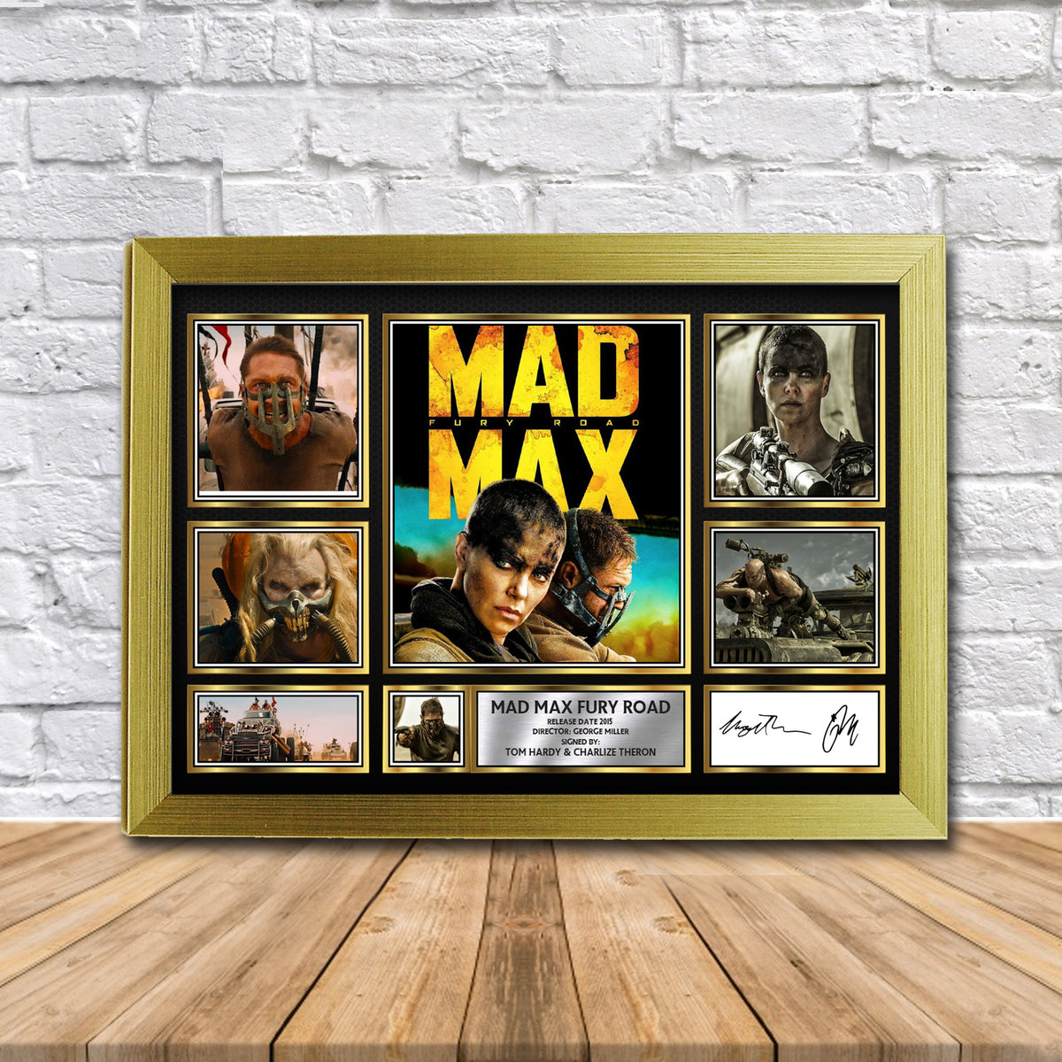 Mad Max Fury Road Movie Gift Framed Printed Signature Star Poster Print Wall Art Gift – Mad Max Fury Road Movie Gift Framed Printed Signature Star Poster Print Wall