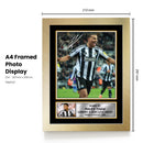 Malick Thiaw Printed Autograph Poster – Germany & Newcastle United Football Star Wall Art – Soccer Player Memorabilia Poster Print