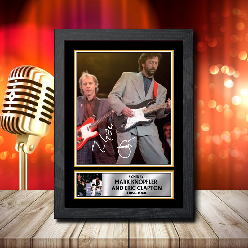 Mark Knopfler Eric 2 – Printed Signature Music Star Print – Mark Knopfler Eric 2