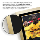 Mateus Mane Signed Football Memorabilia – Framed Autograph Display with Wolverhampton Photo & Plaque – Collector’s Gift for Fans