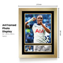 Mathys Tel Printed Autograph Poster – France & Tottenham Hotspur Football Star Wall Art – Soccer Player Memorabilia Poster Print