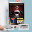 Max Verstappen Signed Poster Print – Red Bull Racing Formula 1 Wall Art – Printed Autograph F1 Racing Memorabilia – Motorsport Fan Gift Decor