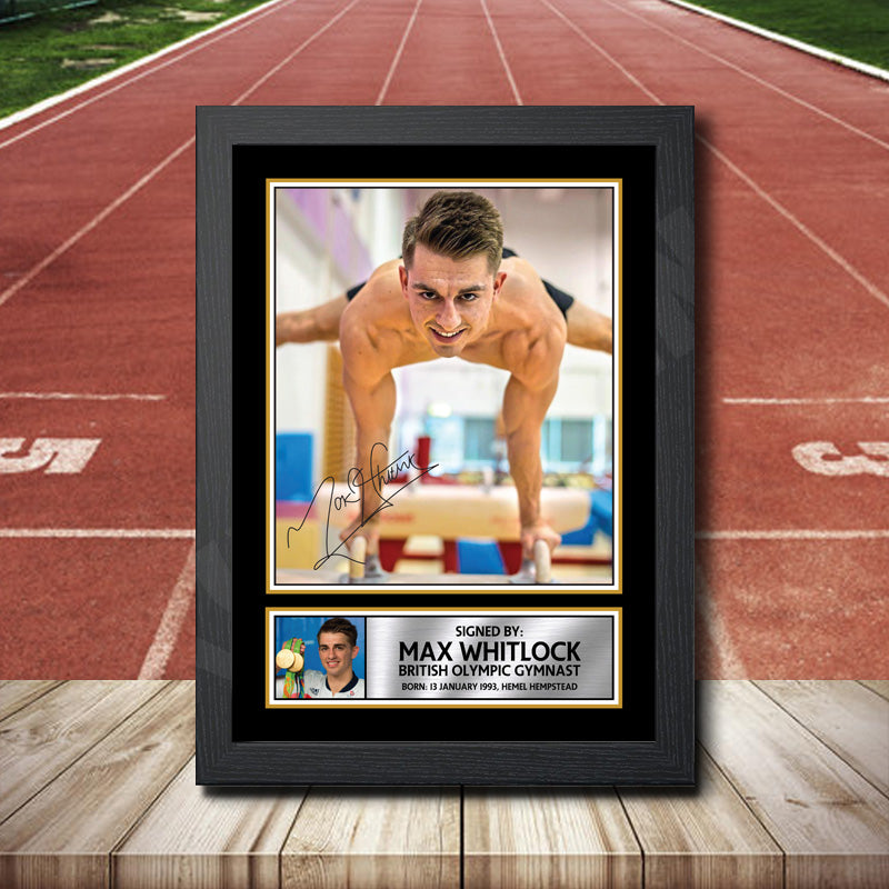 Max Whitlock Printed Signature Athletics Star Poster Print Framed Wall Art Gift – Max Whitlock Printed Signature Athletics Star Poster Print