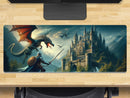 Extra Large Gaming Mouse Mat (800mm x 300mm) - Medieval 1