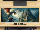Extra Large Gaming Mouse Mat (800mm x 300mm) - Medieval 1