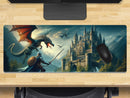 Extra Large Gaming Mouse Mat (800mm x 300mm) - Medieval 1